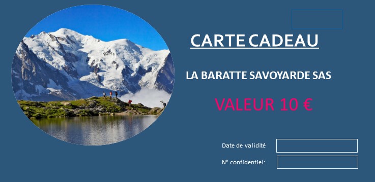 Carte Cadeau à montant libre