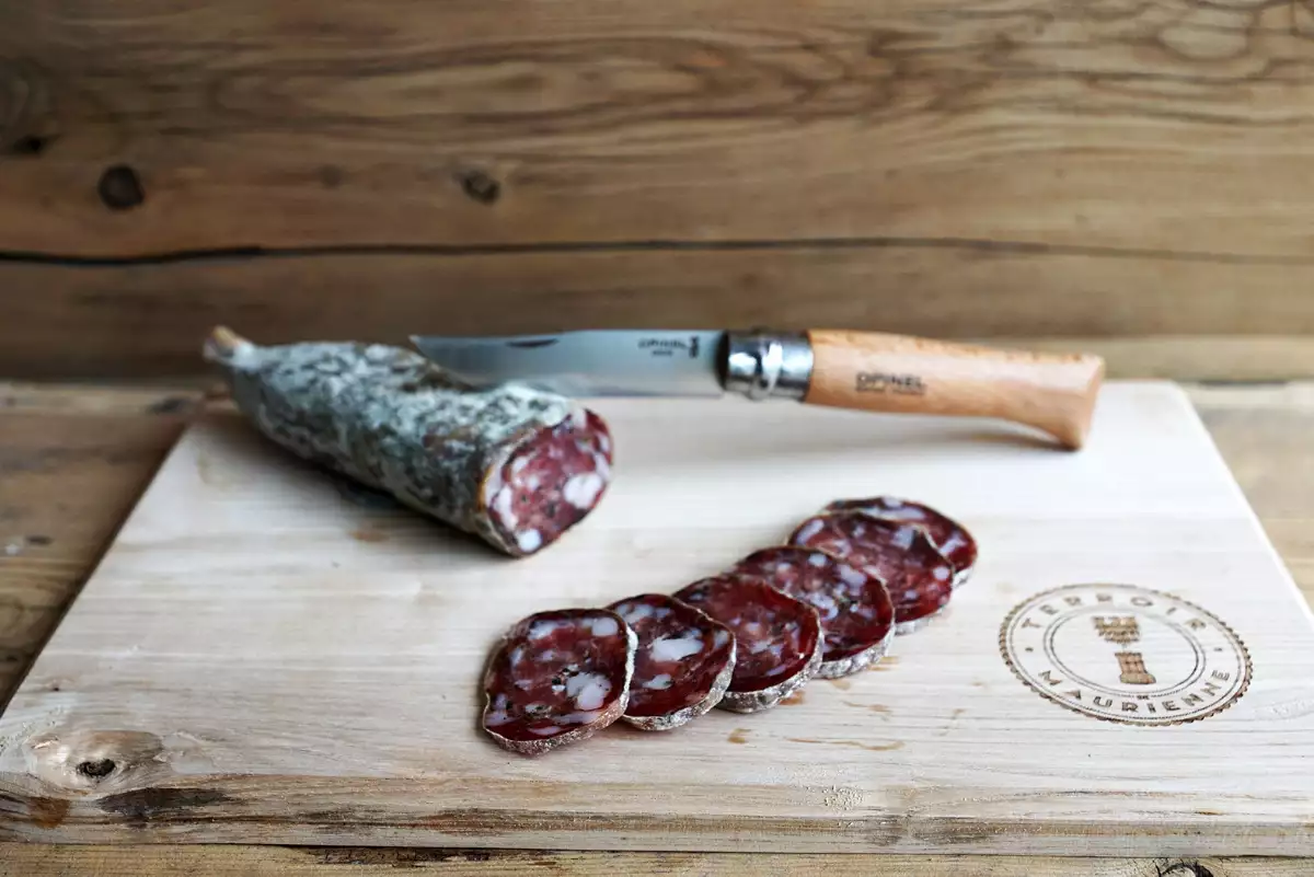 Saucisson à l'ail des ours de Savoie (200g)